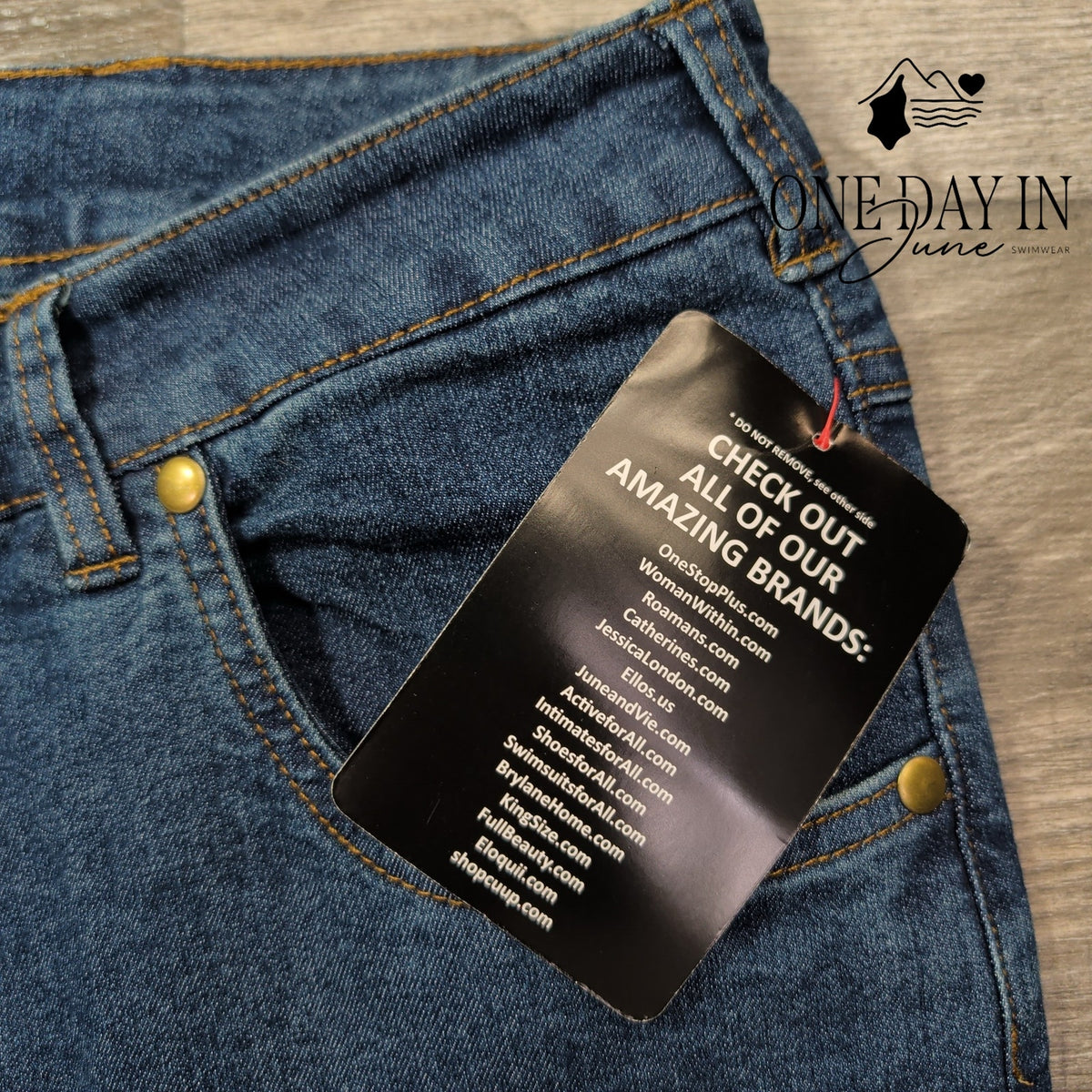 Woman Within Petite Straight Leg Stretch Jeans Petite Dark NWT Size 22W Petite
