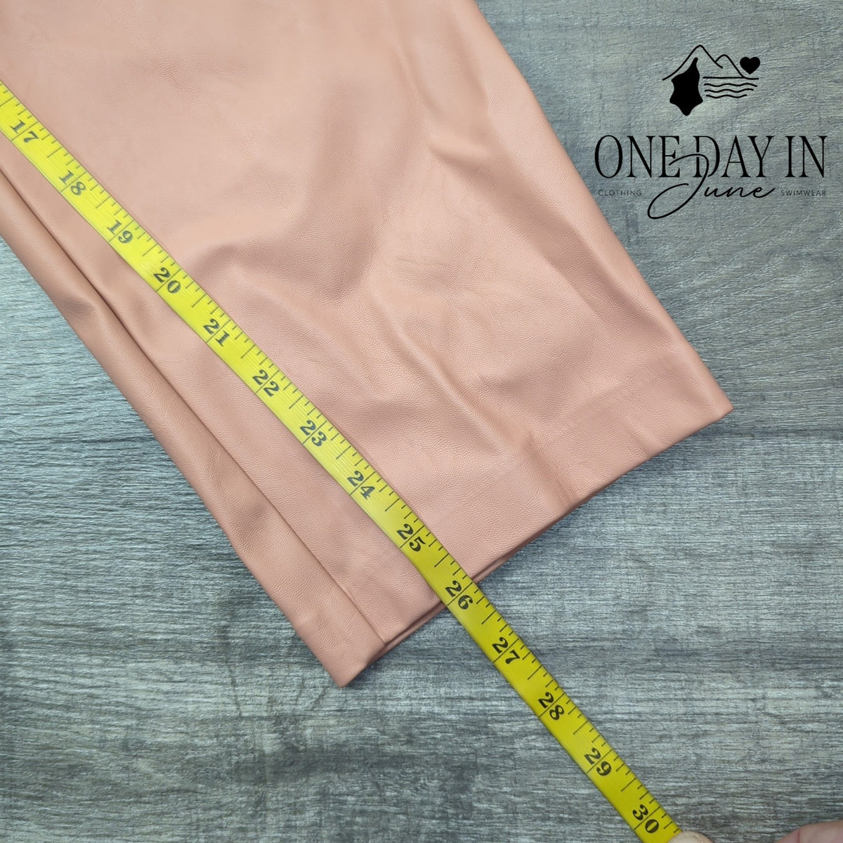 BlankNYC Faux Leather High Rise Pleated Tie Waist Pants Peach Pink NWT Size 6