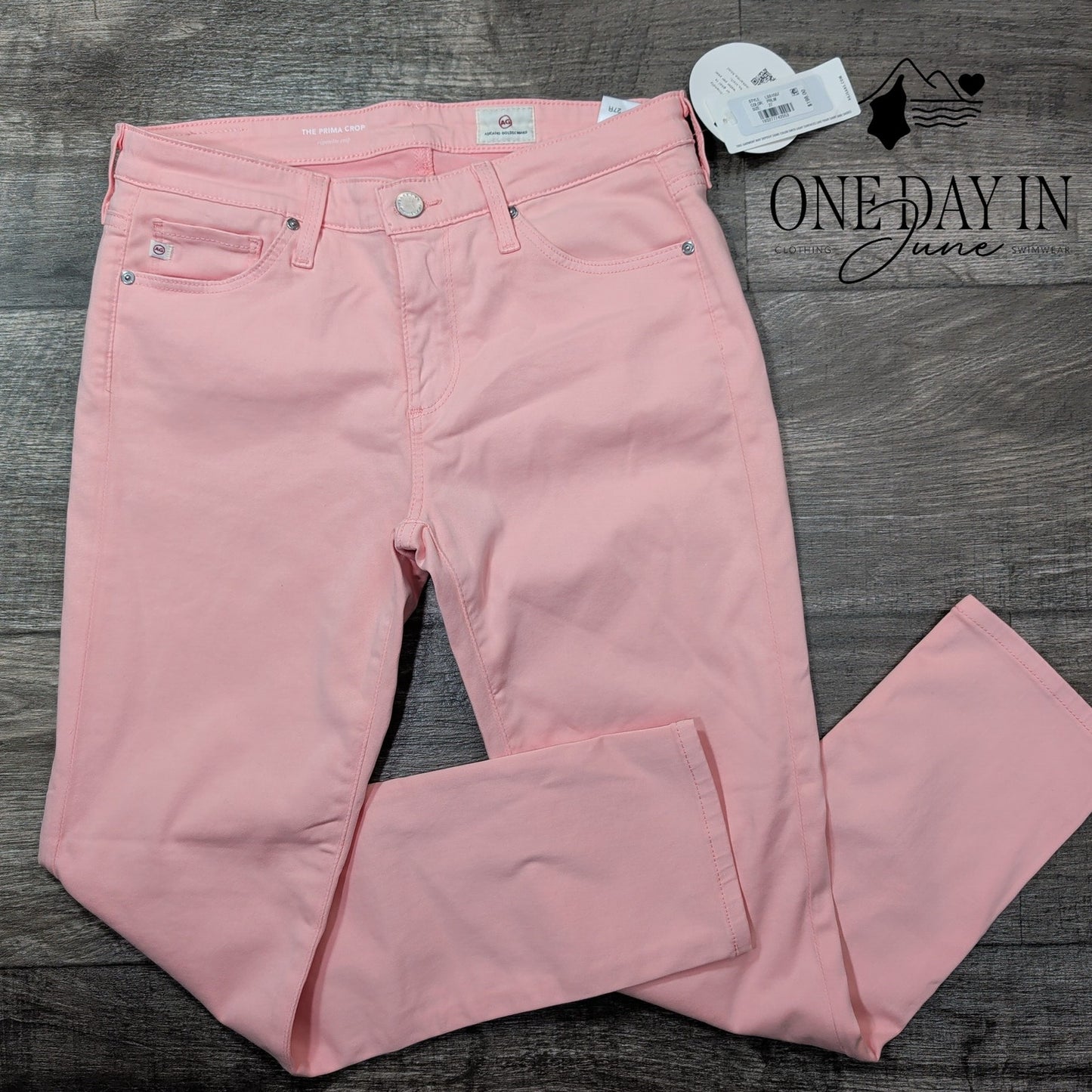 AG Adriano Goldschmied The Prima Crop Jeans Size 4 (27)
