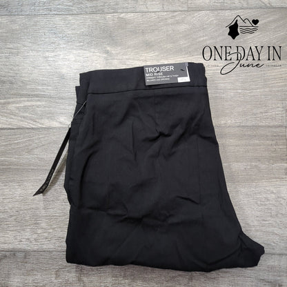 Apt. 9 Mid Rise Trouser Dress Pants Black NWT Petite Size 8Ps