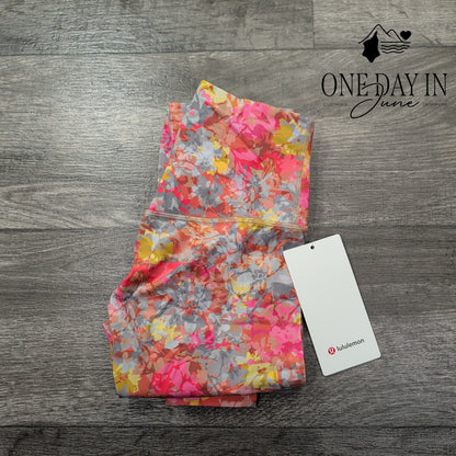 Lululemon Align HR Pant 28" Leggings Inflorescence Multi Floral NWT $98 Size 4
