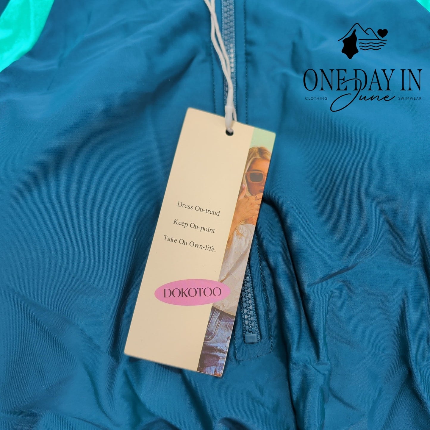 Dokotoo Long Sleeve Rashguard Tankini Top Size XL