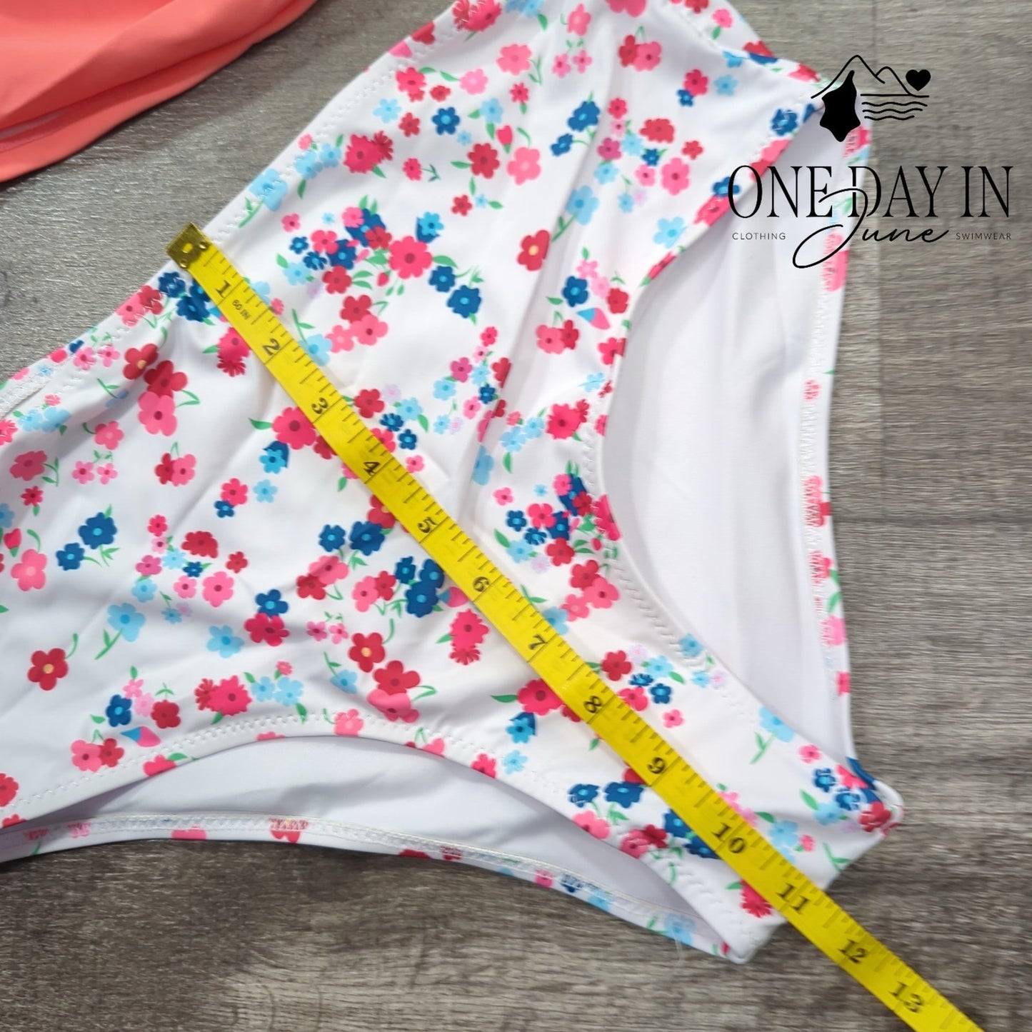 Beachsissi Floral Tankini Swimsuit Size S