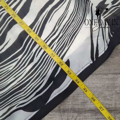 harve' benard Zebra Layered Maxi Skirt Size 12