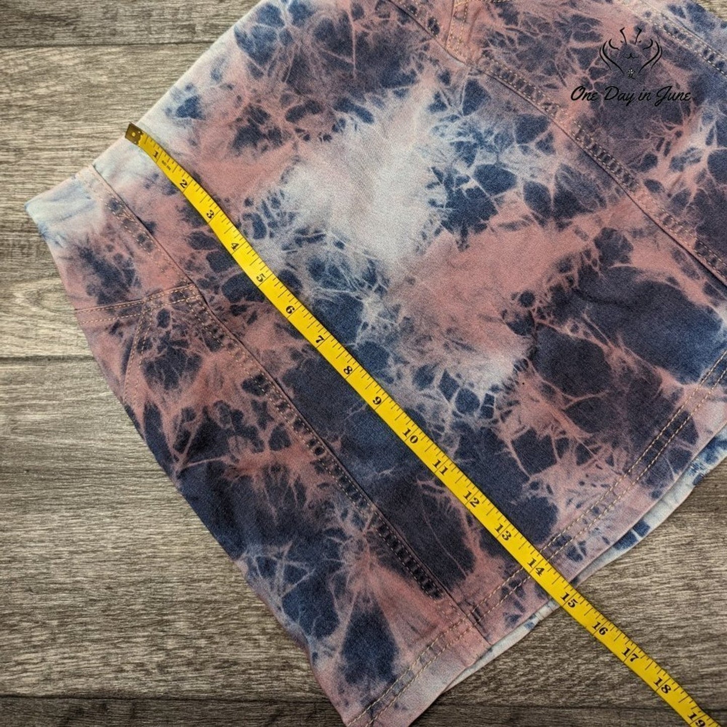 Wild Fable Tie Dye Denim Mini Skirt Size 2
