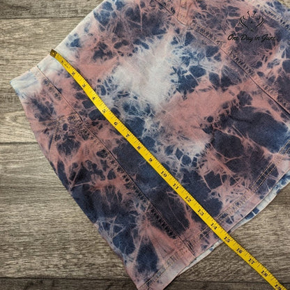 Wild Fable Tie Dye Denim Mini Skirt Size 2