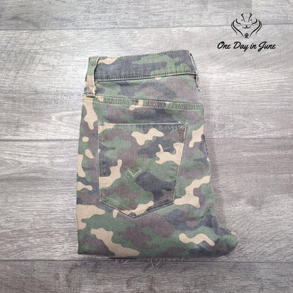 Hudson Barbara High Waist Super Skinny Ankle Camo Jeans NWT Size 27 (4)