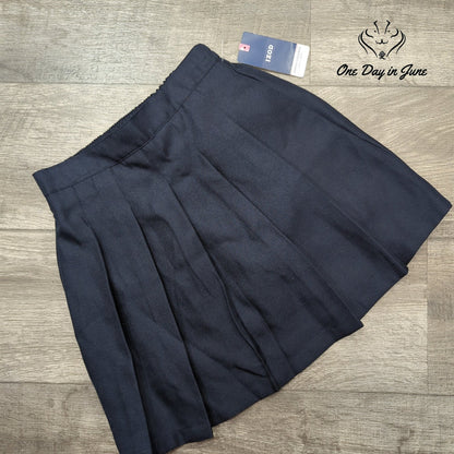 Izod Approved Schoolwear Girls Pleated Skort Navy Regular NWT Size 12 Regular