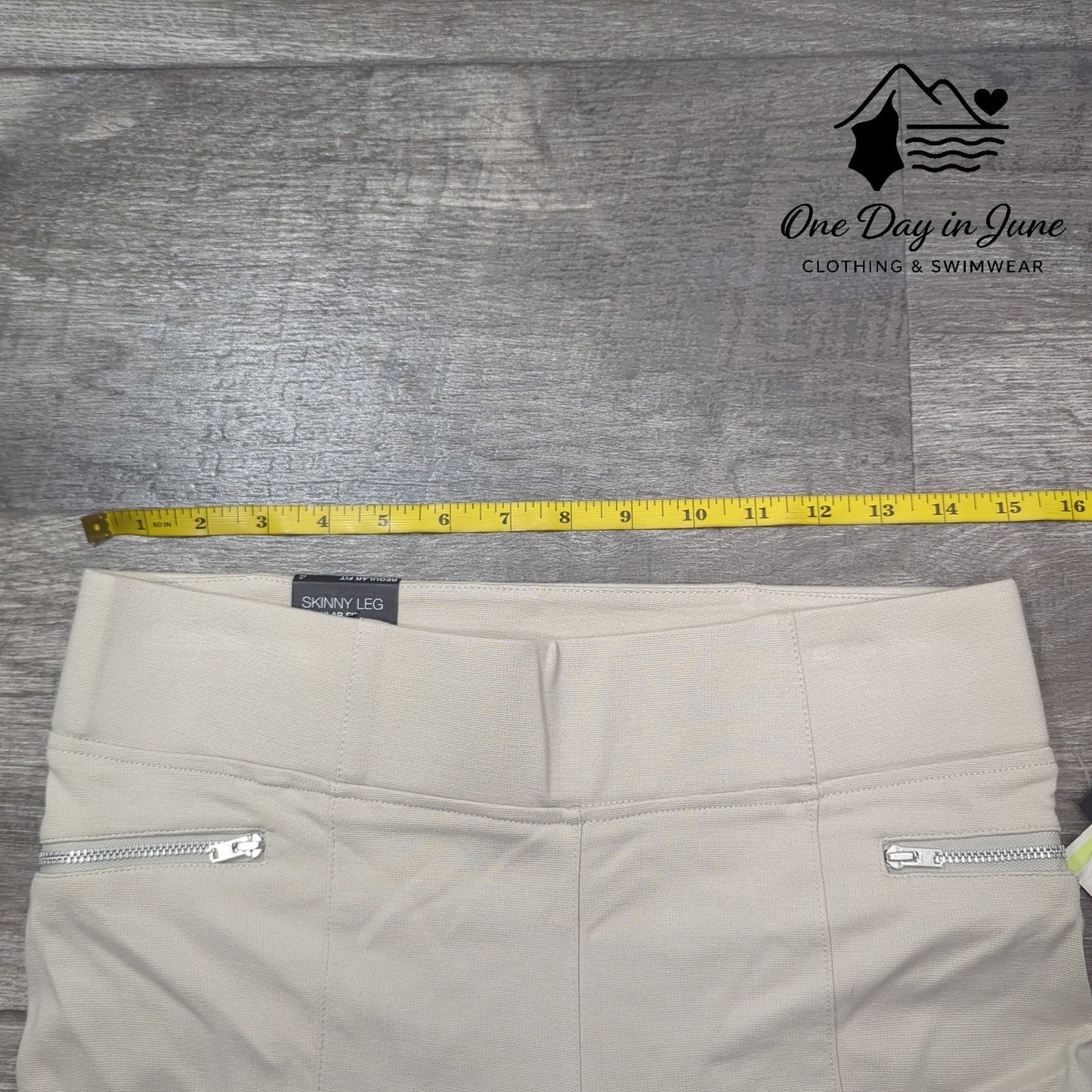 INC International Concepts Skinny Leg Regular Fit Pants Size 4