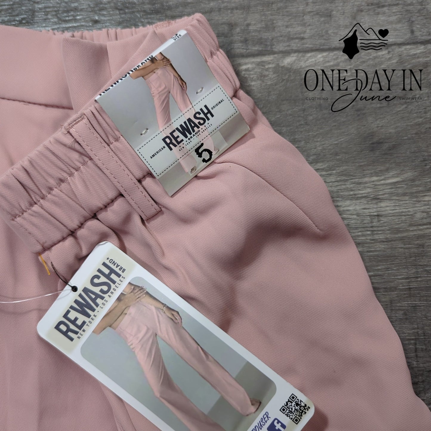 Rewash Juniors Slim Trouser Pants Size 5