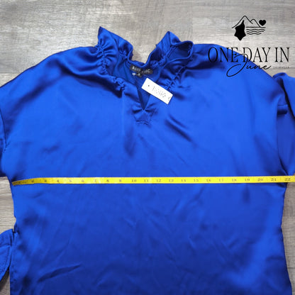 Boho Chic Long Sleeve Mini Shirt Dress Size S