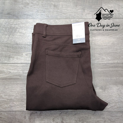 Style & Co Ponte Mid Rise Comfort Waist Legging Pants Size 18