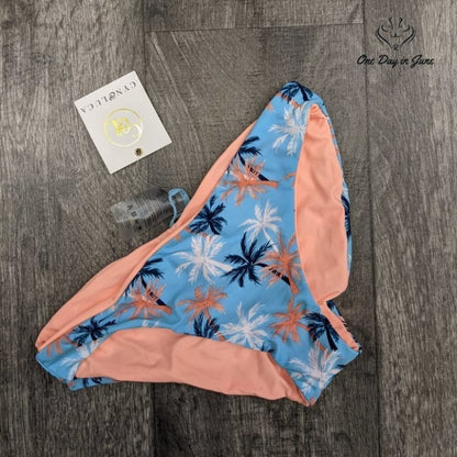 Cyn Luca Reversible Scoop Bikini Bottom Swimsuit Size XL