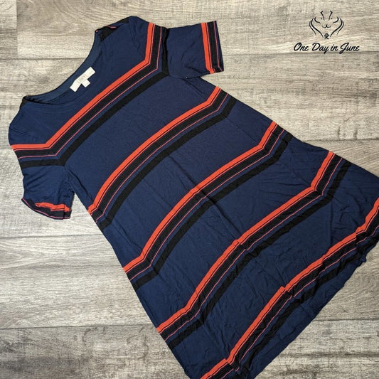 Loft Petites Short Sleeve T Shirt Mini Dress Size SP