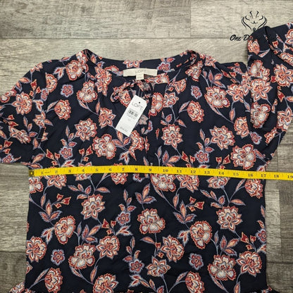 Loft Long Sleeve Floral Bouse Size XS