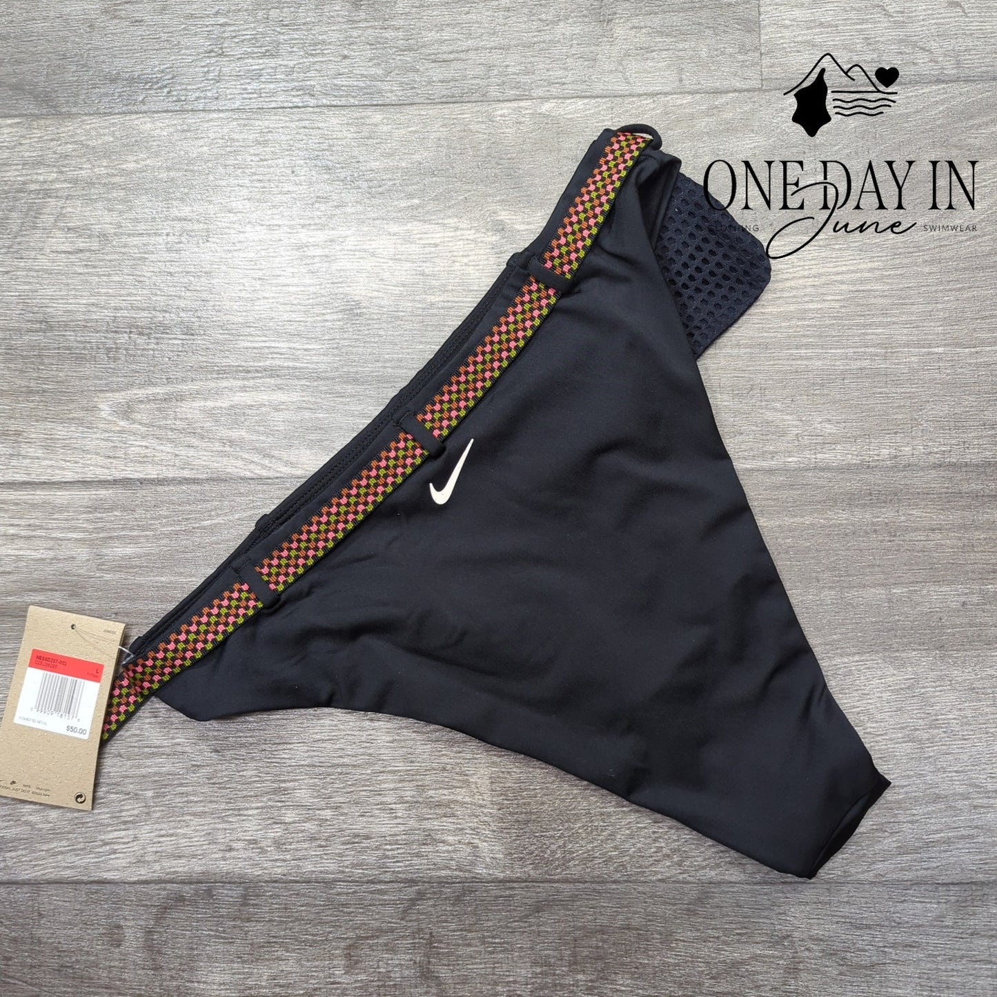 Nike High Cut Diver Bikini Bottom Size L