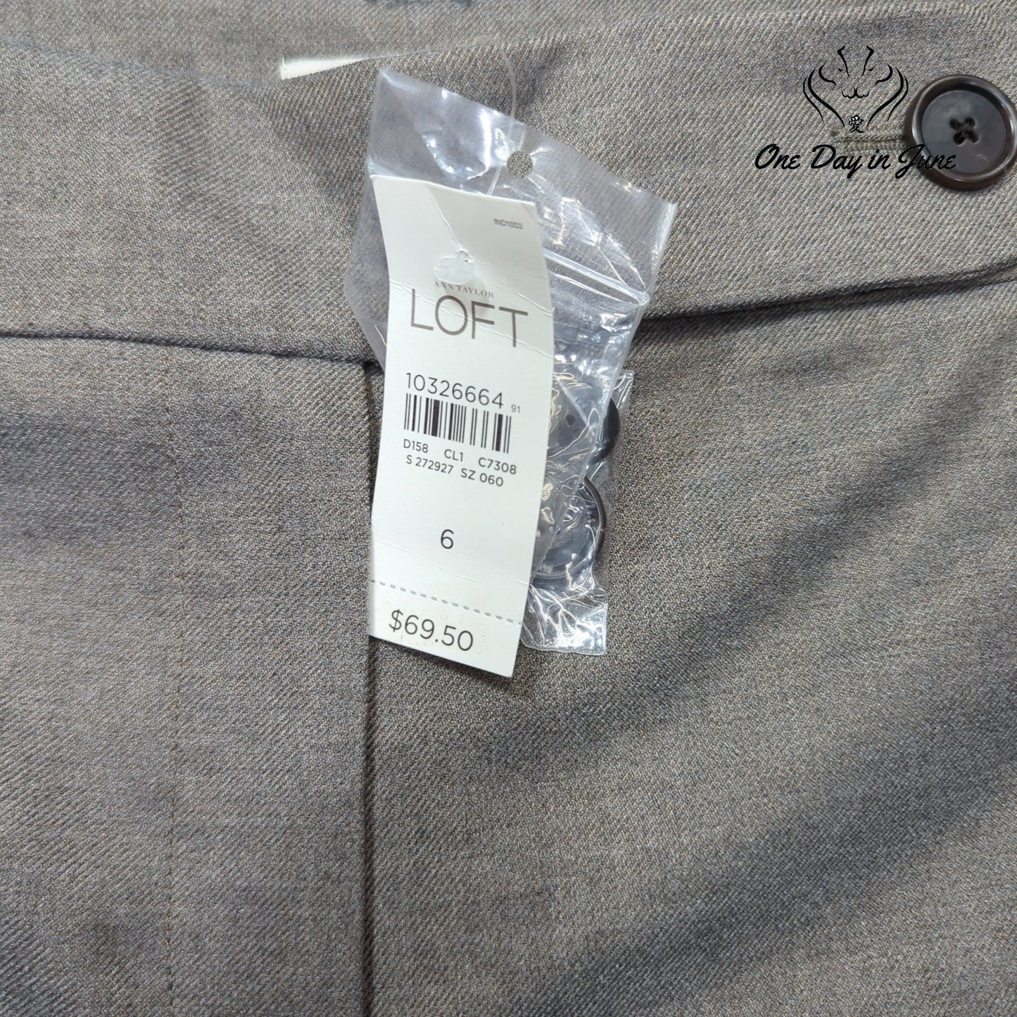 Loft Kate Classic Wide Leg Pants Size 6