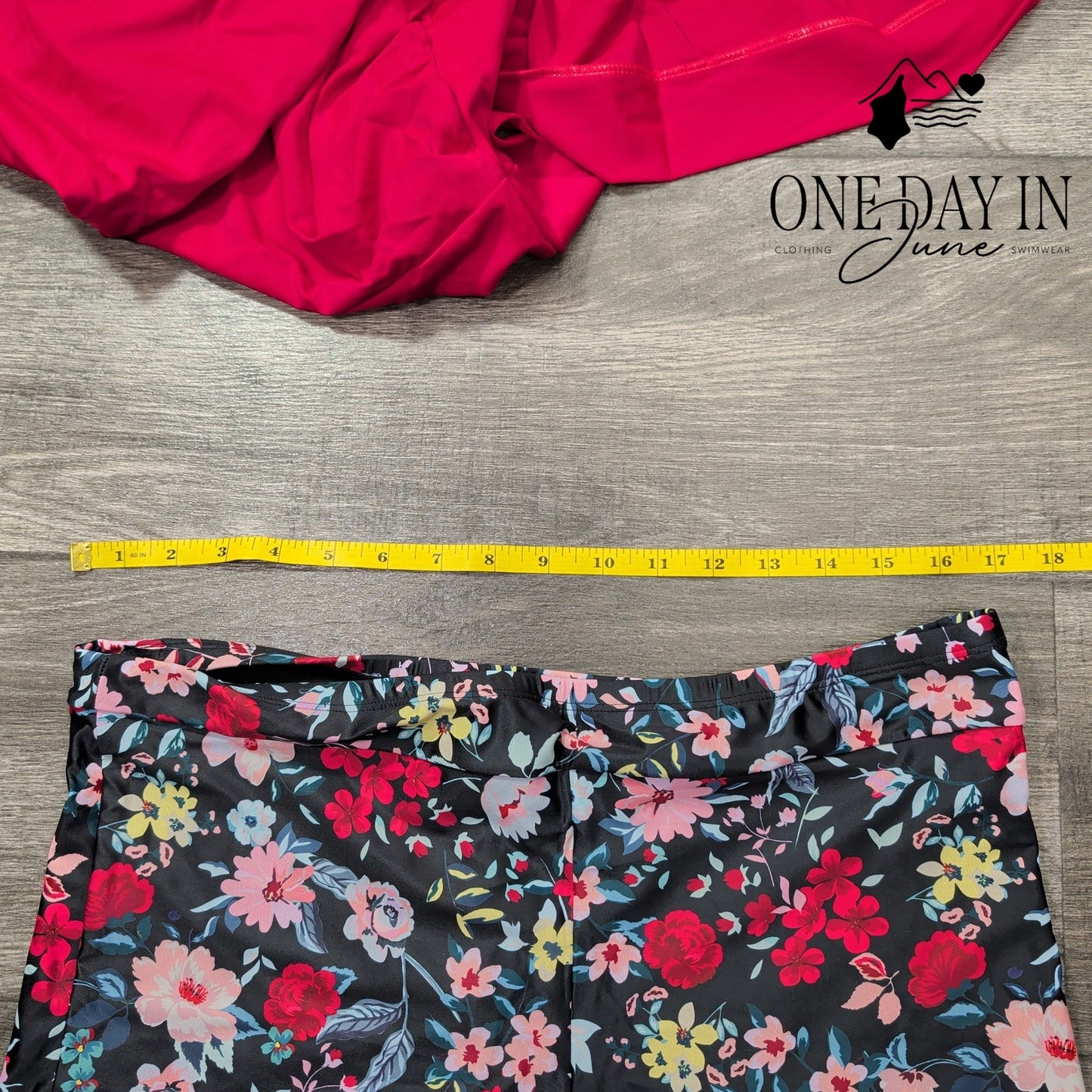Tempt Me Boyshort Blouson Bikini Swimsuit Size XXL