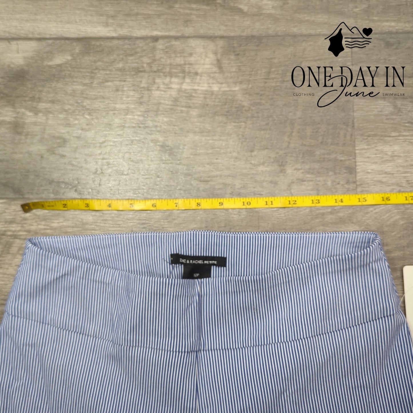 Zac & Rachel Petite Pull On Crop Pants Size 12P