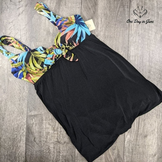 St. John's Bay Tropical Swim Dress Size 10