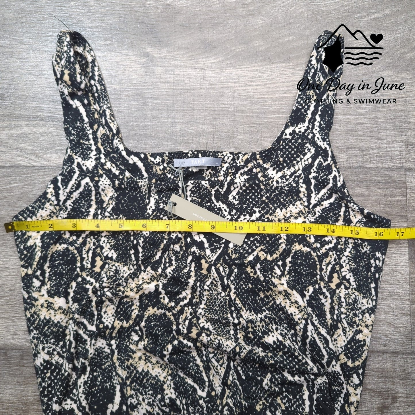 Tart Collection Snake Print Body Con Dress Size M