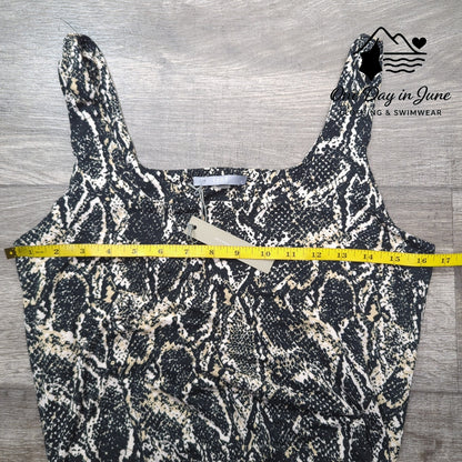 Tart Collection Snake Print Body Con Dress Size M