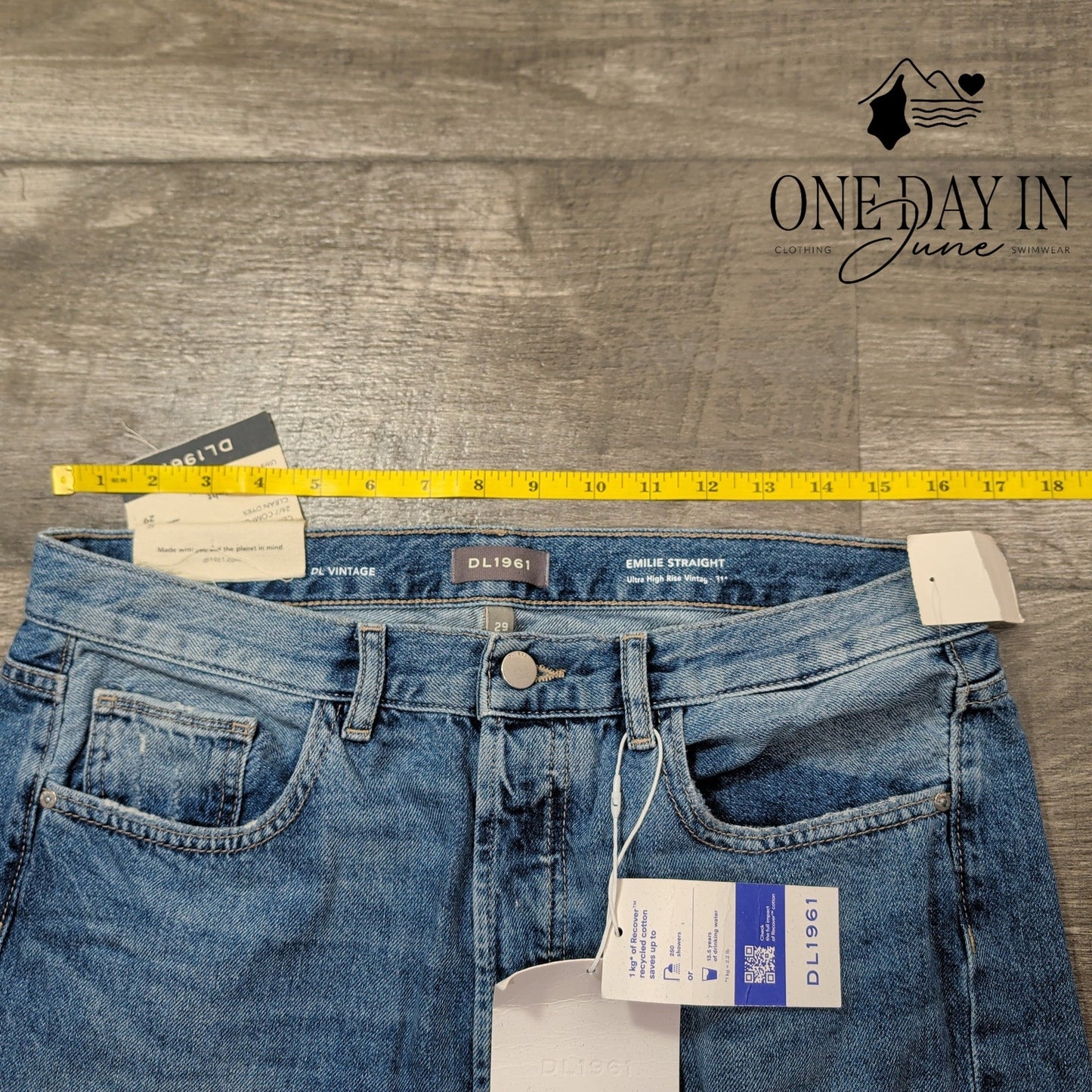 DL1961 Emilie Straight Leg Jeans Size 8 (29)