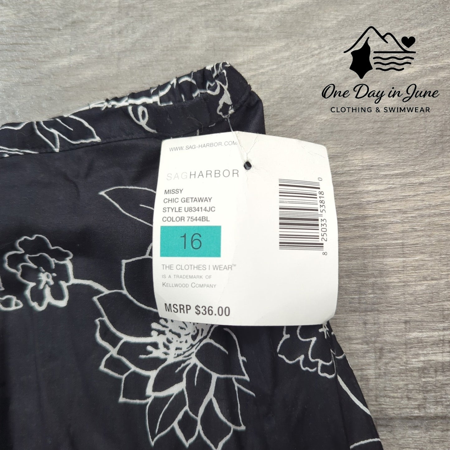 Sag Harbor Missy Chic Getaway Skirt Size 16