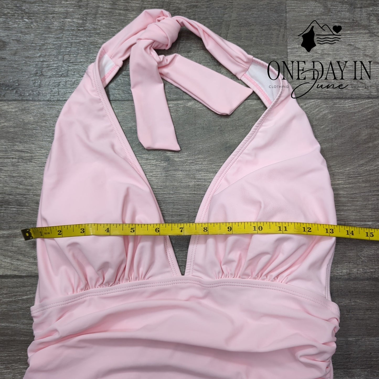 Aimage Halter One Piece Swimsuiit Size M