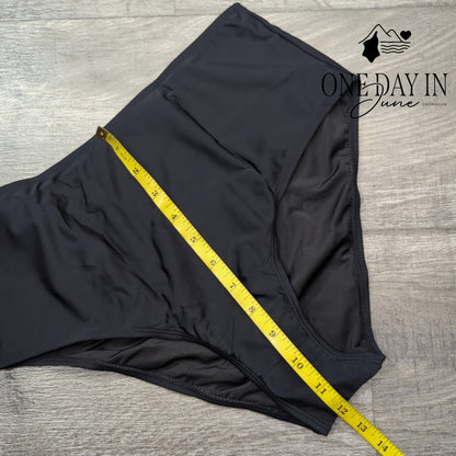 Yonique Blouson Tankini Swimsuit Size M