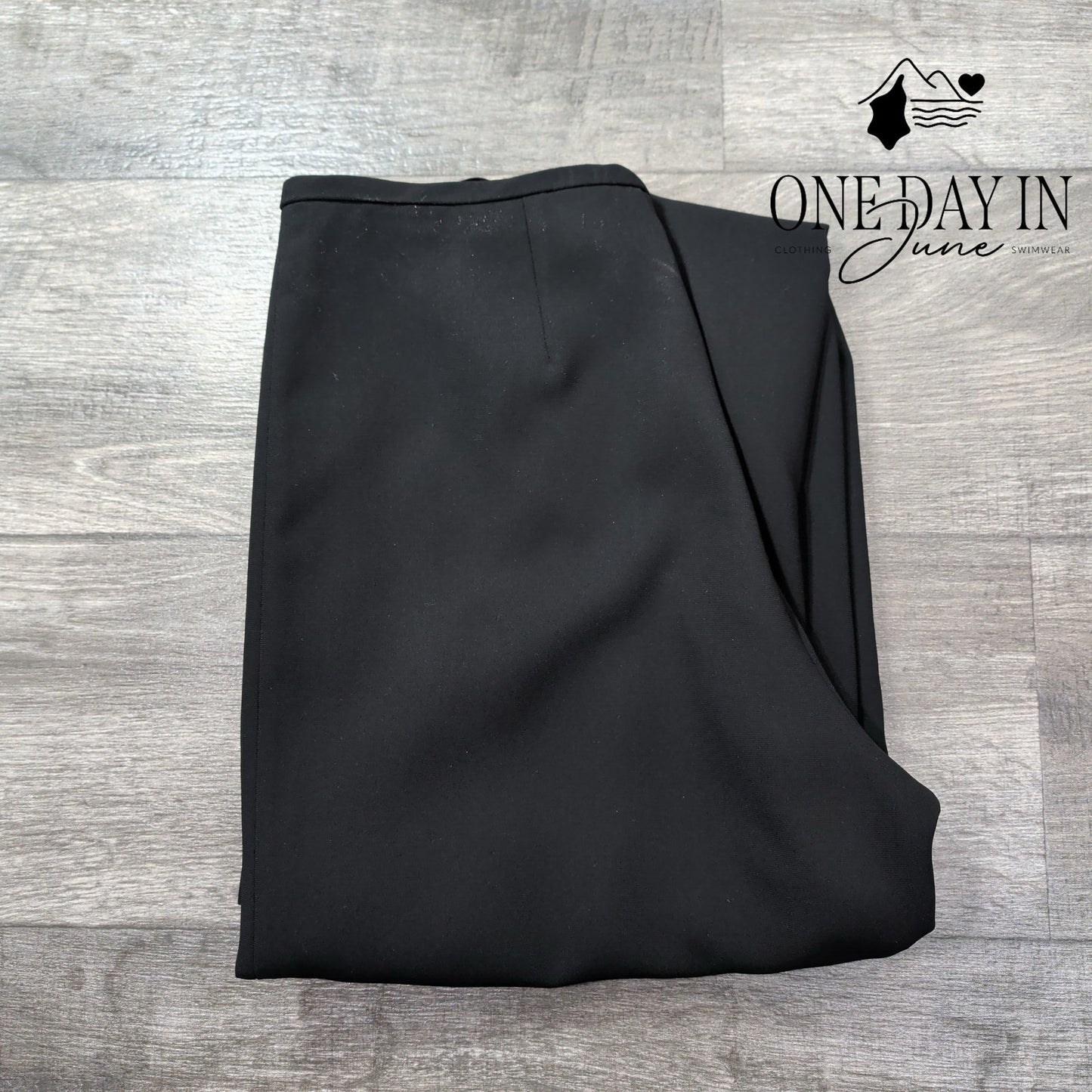 Chetta B Evening Wide Leg Dress Pants Black Formal Trousers NWT Size 6