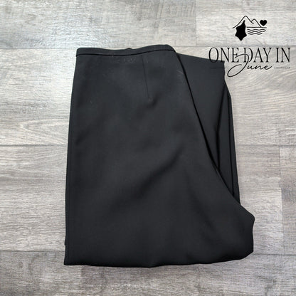 Chetta B Evening Wide Leg Dress Pants Black Formal Trousers NWT Size 6