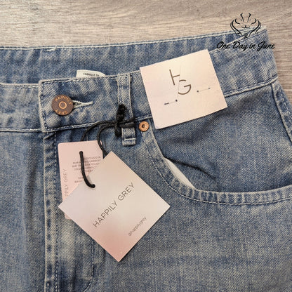 Happily Grey Juniors Denim Maxi Skirt Size 5