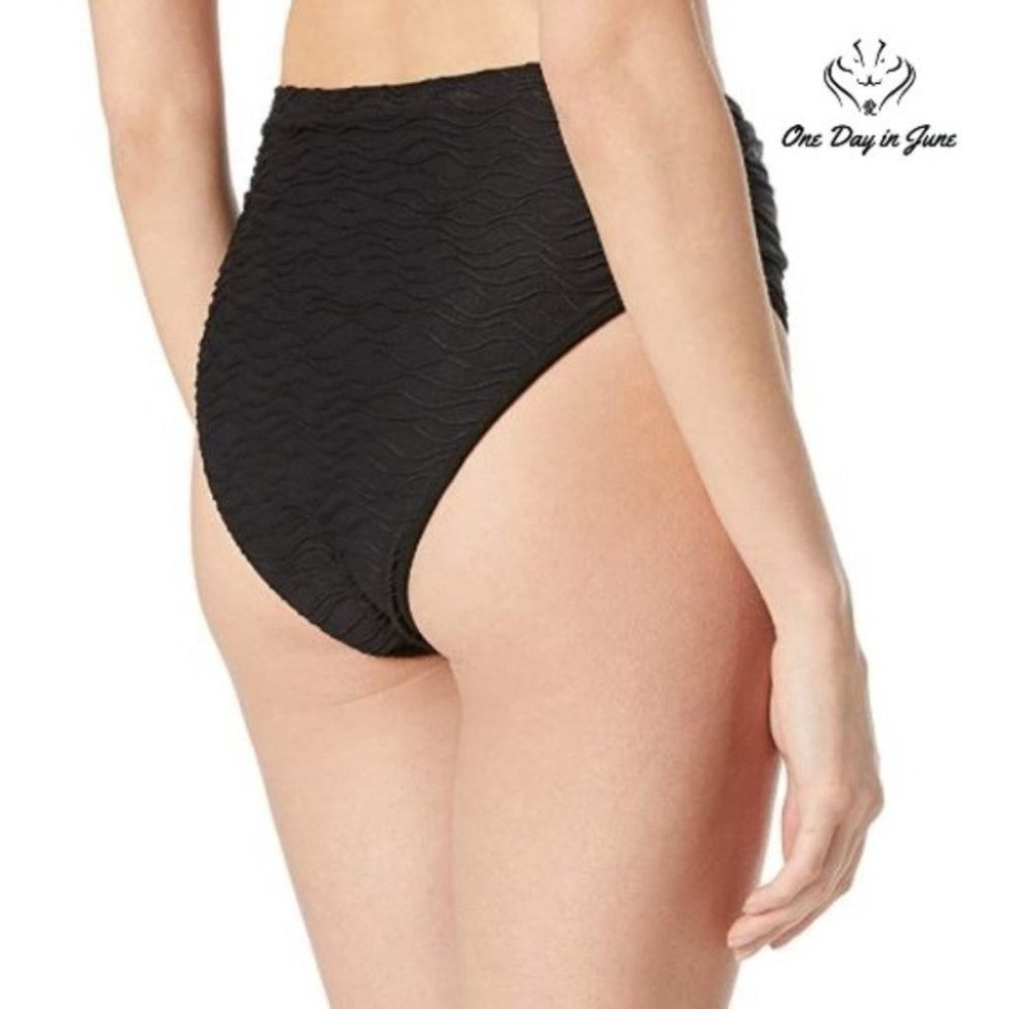 Vicious Young Babes High Wait Bow Tie Bikini Bottom Swimsuit Size M