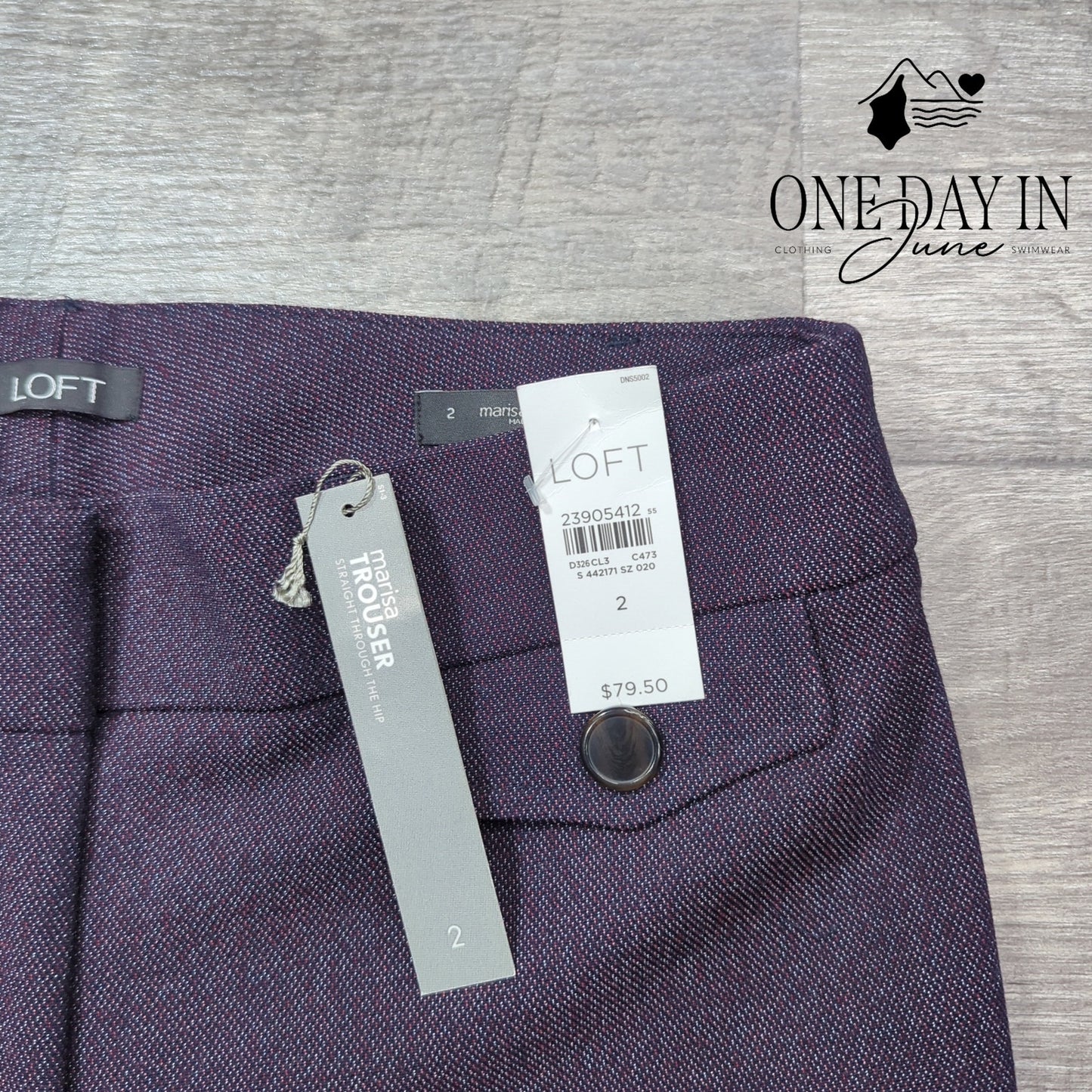 Loft Marisa Trouser Pants Size 2