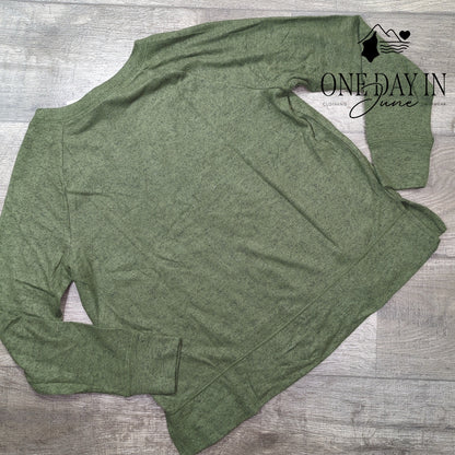 Workshop Long Sleeve Crew Neck Sweater Size M