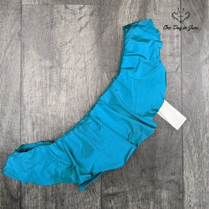 Trina Turk Off Shoulder Ruffle Bandeau Bikini Swimsuit Top Size 10