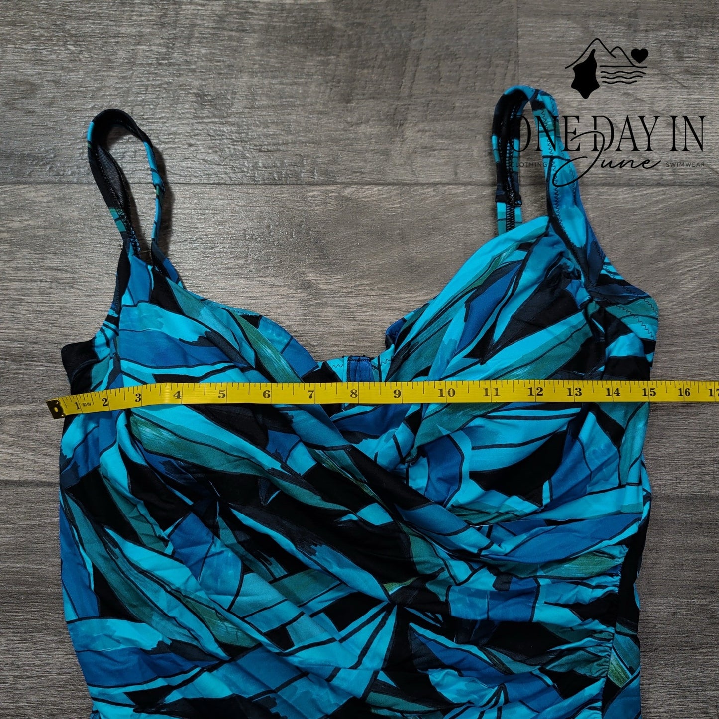 Aqua Regina Tropical One Piece Swimsuit Size XL