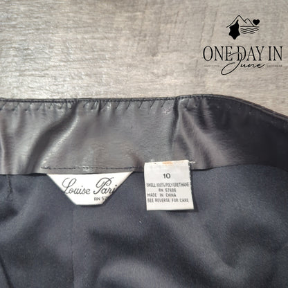 Louise Paris Vintage Lace Up Faux Leather Pants Size 10