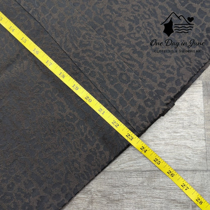 Ann Taylor Wool Leopard Print Lined Pencil Skirt Size 10