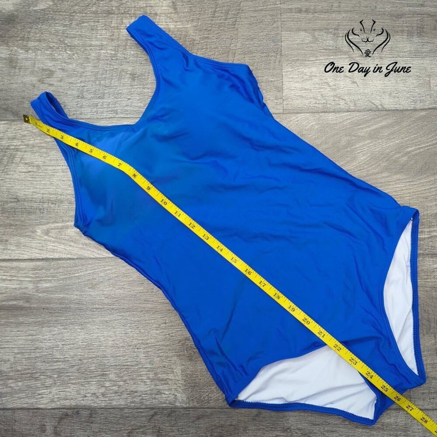 Jimilaka One Piece Swimsuit Royal Blue Cage Back Padded Athletic NWOT Size S