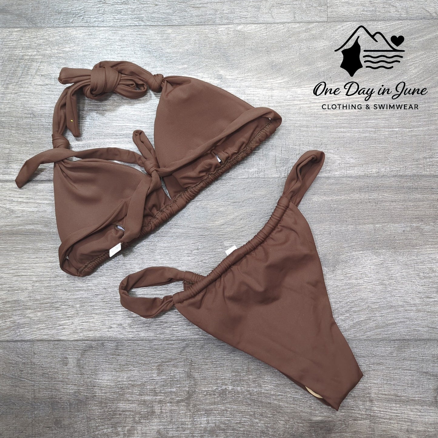 Charmleaks Brazilian Halter Triangle Bikini Swimsuit Size S