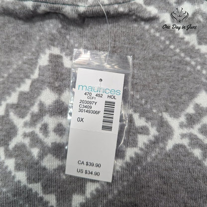 Maurices Long Sleeve Pullover Sweater Size 0X