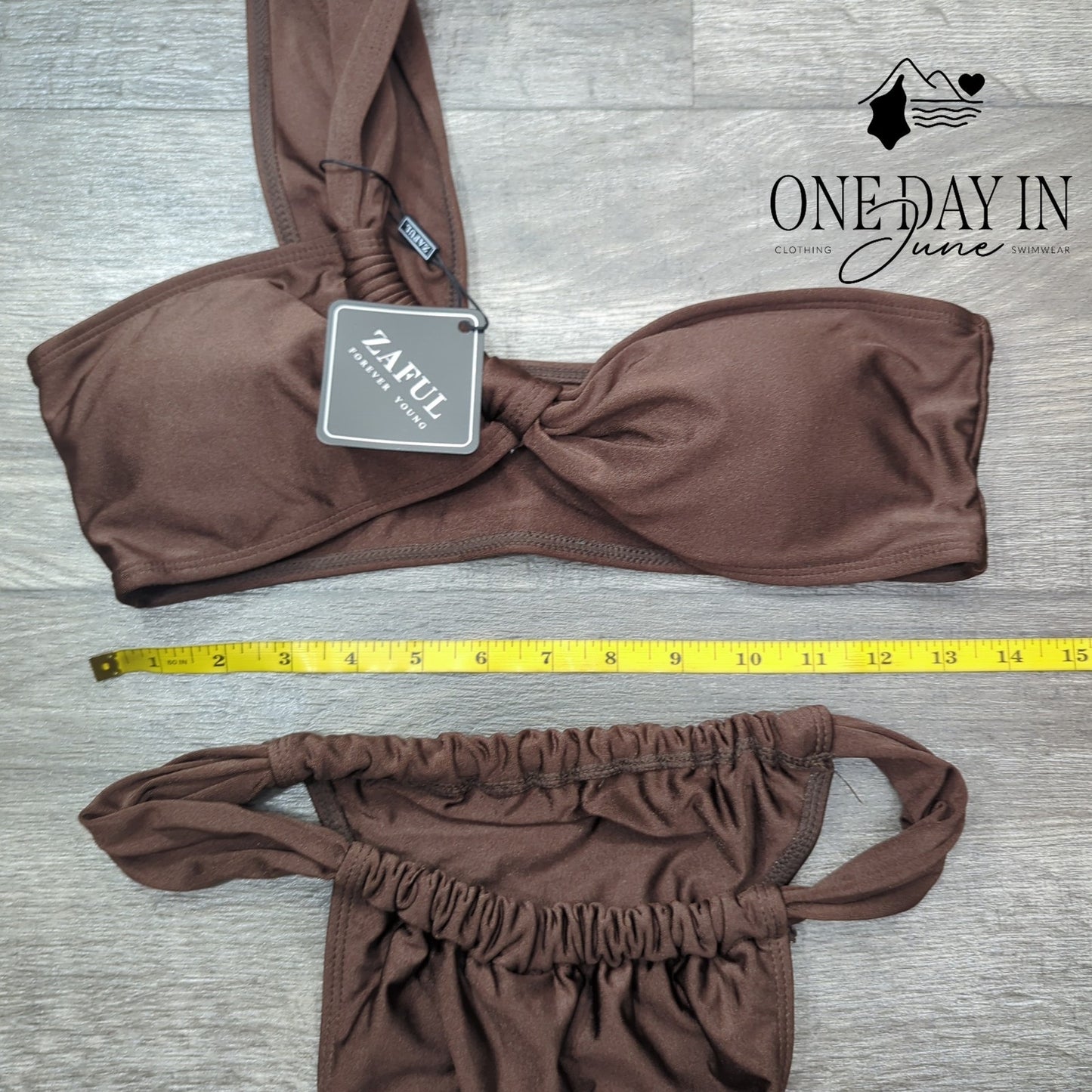 Zaful One Shoulder Bikini Swimsuit Size M