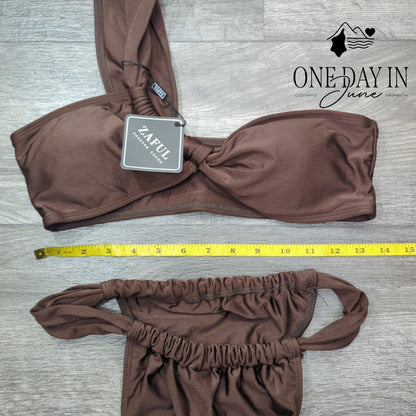 Zaful One Shoulder Bikini Swimsuit Size M