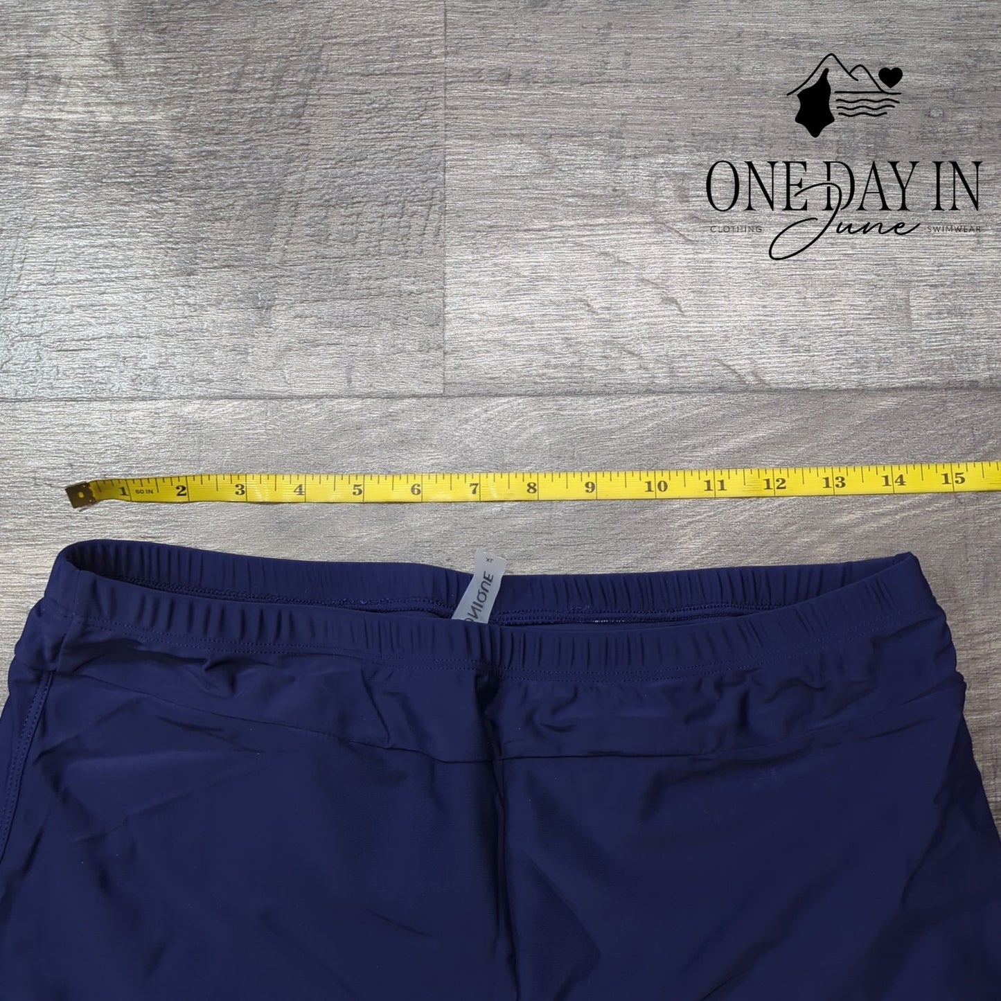 Yonique Boyshort Racerback Tankini Swimsuit Size XL