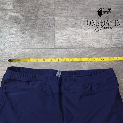 Yonique Boyshort Racerback Tankini Swimsuit Size XL