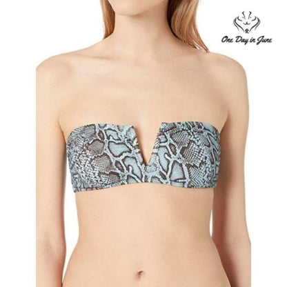 Vicious Young Babes V-Wire Bandeau Bikini Top Swimsuit Size L