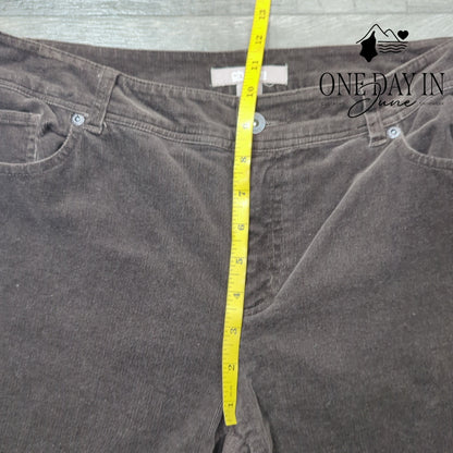 Chico's Straight Leg Corduroy Pants Size Chico's 1 (8)