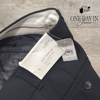 Loft Julie Boot Cut Dress Pants Size 8